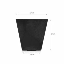 Blumenkasten Ella L55cm Schwarz -Deutschland Gartenbedarf Verkäufe 2024 115060 artstone blumenkasten ella schwarz bemassung