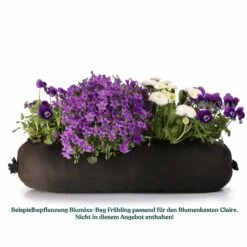 Blumenkasten Claire L38cm Grau -Deutschland Gartenbedarf Verkäufe 2024 115097 blumixx fertige balkonbepflanzung fruehling asrtstone blumenkasten claire
