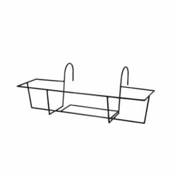 Blumenkastenhalter Amy Eckig L55cm Schwarz