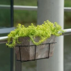 Blumenkastenhalter Amy Eckig L37/38cm Schwarz -Deutschland Gartenbedarf Verkäufe 2024 115340 artstone amy balkonkastenhalter schwarz 38cm beispiel 3