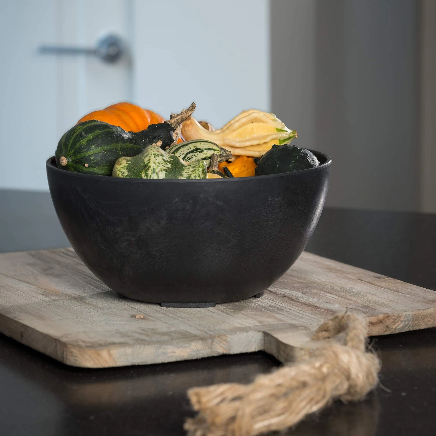 Blumenschale Fiona D25cm Schwarz 4 Blumenschale Fiona D25cm Schwarz – Bild 2