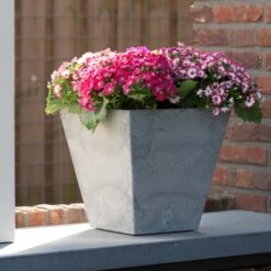 Blumenkübel Ella L30cm Grau 7 Blumenkübel Ella L30cm Grau -Deutschland Gartenbedarf Verkäufe 2024 115458 artstone blumentopf ella grau 30cm terrassenbepflanzung 1