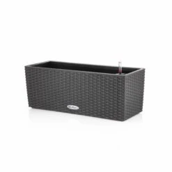 LECHUZA Blumenkasten-Set Balconera Cottage All-in-One L50cm Granit