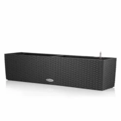 LECHUZA Blumenkasten-Set Balconera Cottage All-in-One L80cm Granit