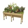 Balkon-Hochbeet VegTrug Wall Hugger Medium L180cm Natur -Deutschland Gartenbedarf Verkäufe 2024 115645 vegtrug holzhochbeet wallhugger medium 180cm