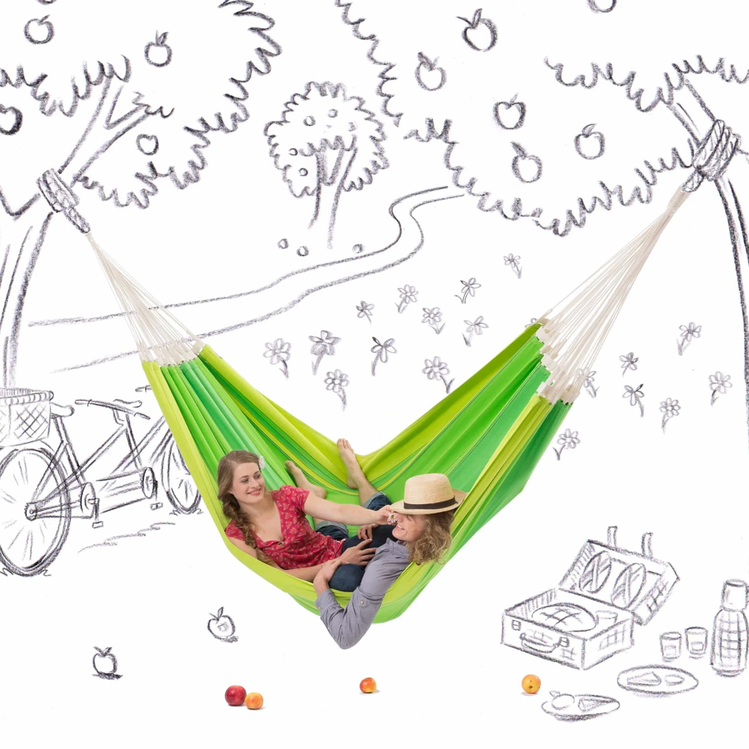 Tuch-Hängematte Beleza Lind 3 Tuch-Hängematte Beleza Lind