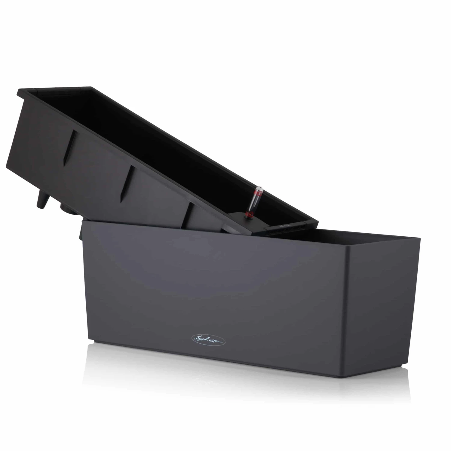 LECHUZA Blumenkasten Balconera Color All-in-One Set L50cm Schiefergrau 5 LECHUZA Blumenkasten Balconera Color All-in-One Set L50cm Schiefergrau – Bild 3