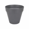 Elho Blumenkübel Loft Urban Rund 40cm Mit Rollen Anthrazit