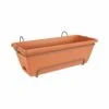 Elho Blumenkasten-Set Barcelona All-in-One L50cm Tonrot