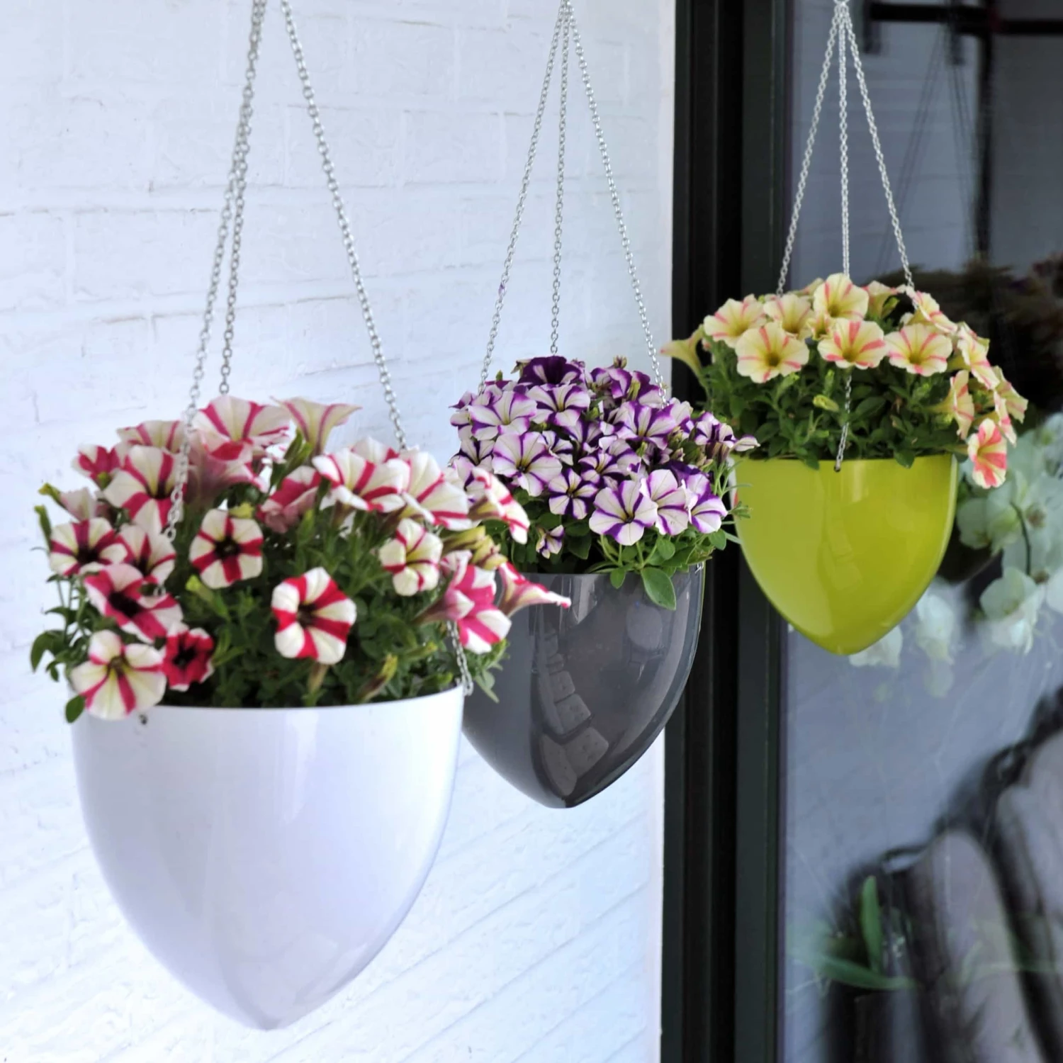 2er Set Hängeampel Skyhanger D20 Cm Weiß 4 2er Set Hängeampel Skyhanger D20 Cm Weiß – Bild 2