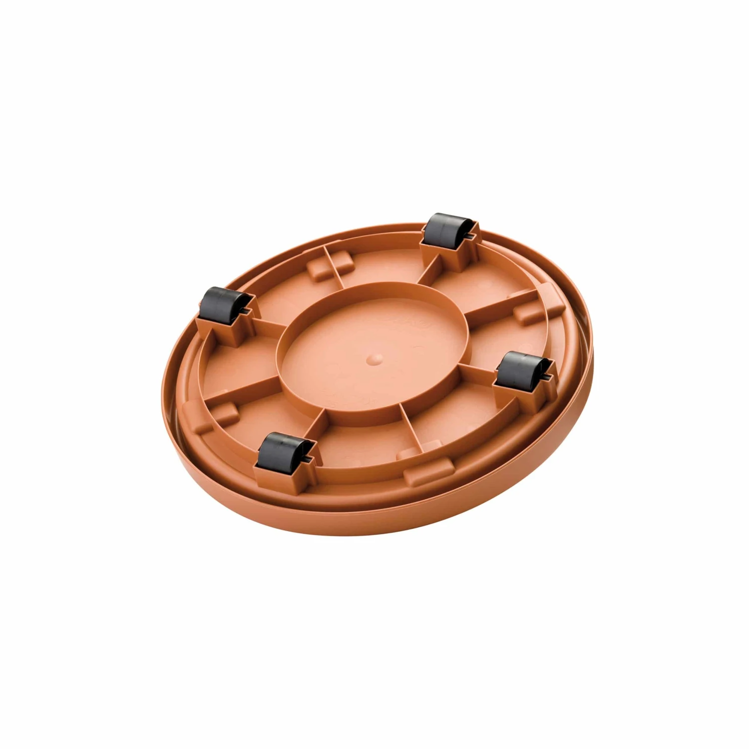 Elho Untersetzer Planttaxi Mit Rollen D40 Cm Terrakotta 4 Elho Untersetzer Planttaxi Mit Rollen D40 Cm Terrakotta – Bild 2