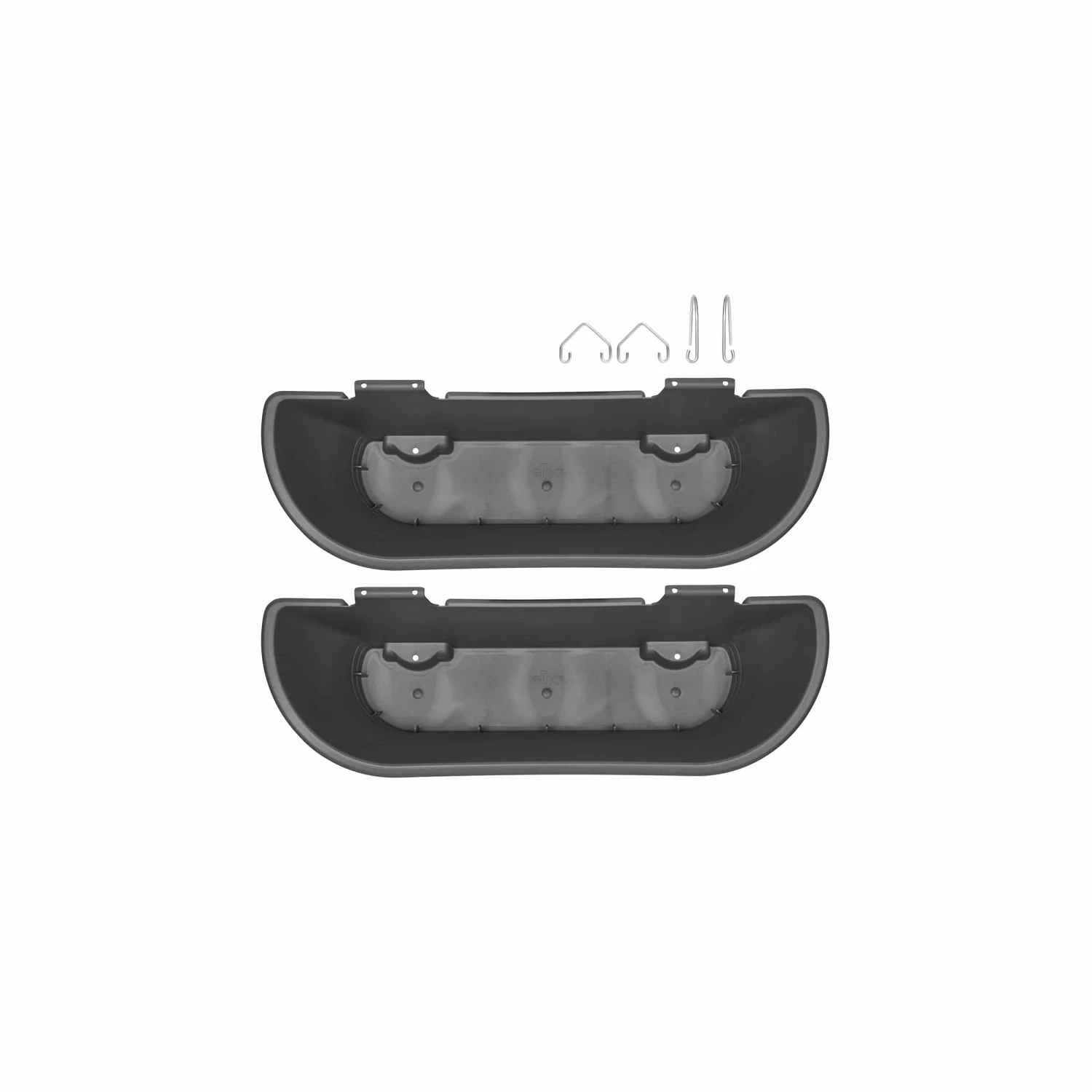 Elho Corsica Vertical Forest 2er-Set Anthrazit Auslaufmodell 4 Elho Corsica Vertical Forest 2er-Set Anthrazit Auslaufmodell – Bild 2