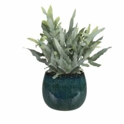 Keramik-Blumentopf Odile D19 Cm Petrol -Deutschland Gartenbedarf Verkäufe 2024 154214 tersteege tsindoor keramik blumentopf odile petrol d19cm mit pflanze