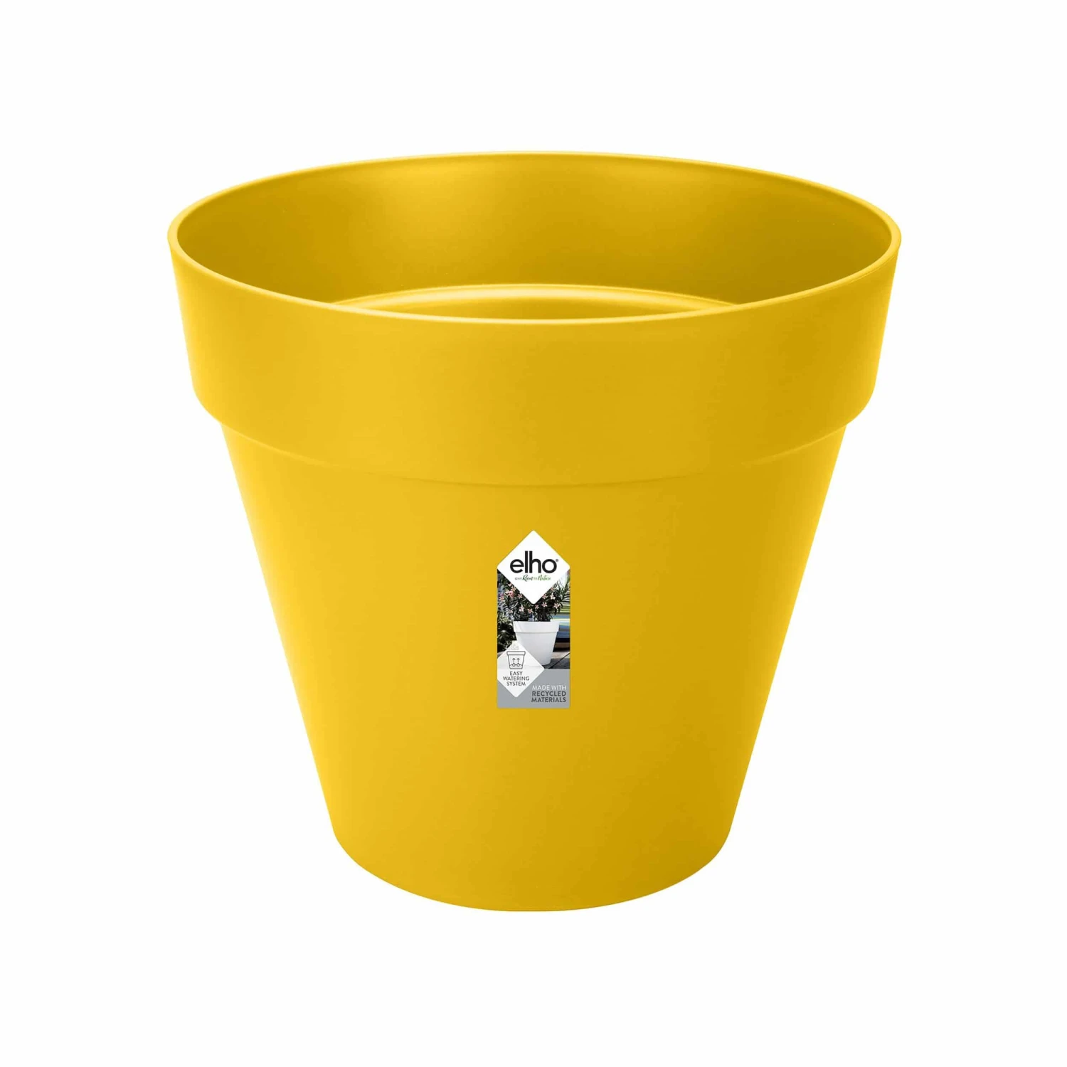 Elho Pflanzkübel Loft Urban Rund D40 Cm Ockergelb 3 Elho Pflanzkübel Loft Urban Rund D40 Cm Ockergelb