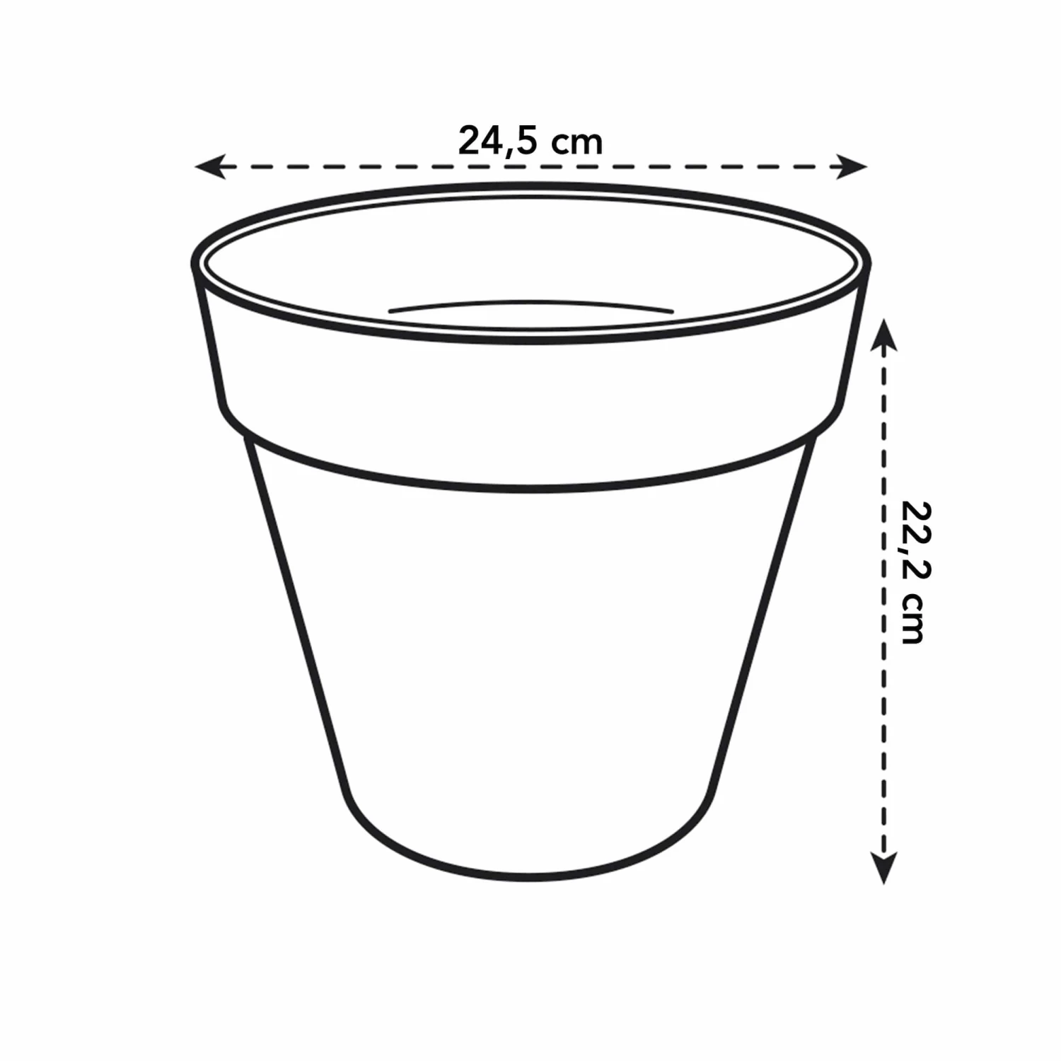 Elho Pflanztopf Loft Urban Rund D25 Cm Pistaziengrün Auslaufmodell 9 Elho Pflanztopf Loft Urban Rund D25 Cm Pistaziengrün Auslaufmodell – Bild 7