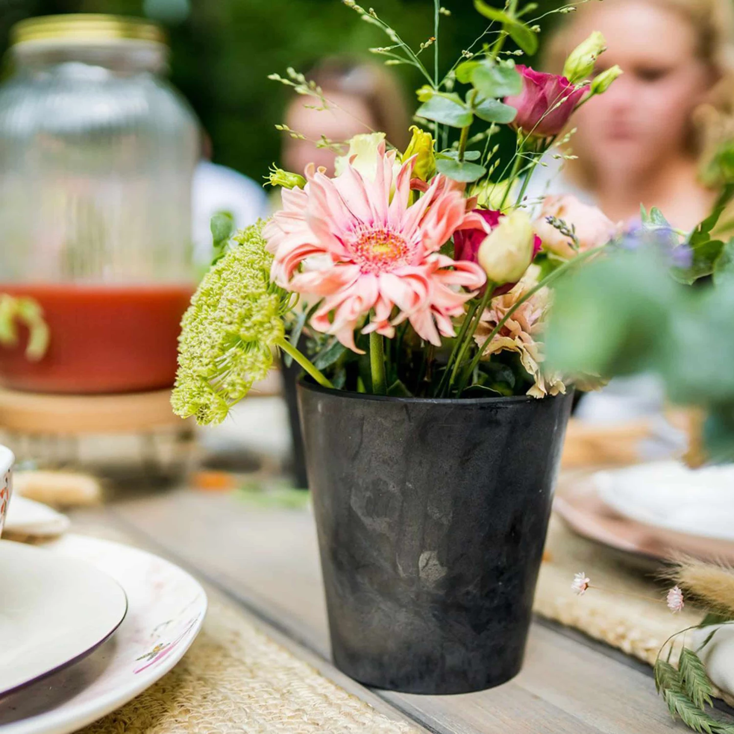 Blumentopf Claire D13 Cm Schwarz 5 Blumentopf Claire D13 Cm Schwarz – Bild 3