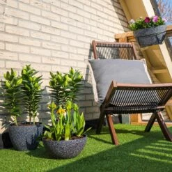 Pflanzschale Nova D25 Cm Terrazzo-schwarz -Deutschland Gartenbedarf Verkäufe 2024 227741 blumixx tso pflanzschale outdoor nova 25cm schwarz terrasse