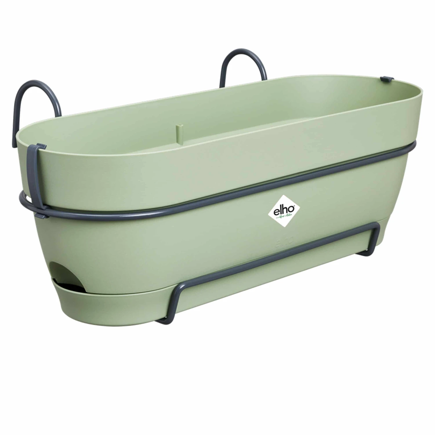Elho Balkonkasten Vibia Campana All-in-One L50 Cm Pistazien Grün 3 Elho Balkonkasten Vibia Campana All-in-One L50 Cm Pistazien Grün