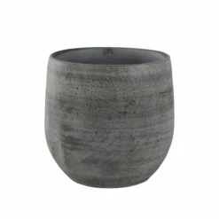 Blumentopf Esra D13m Grau