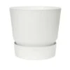 Elho Blumentopf Greenville Rund 30 Cm Weiß